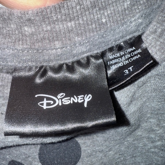 Disney Gray Mickey Mouse Kids Sweatshirt - Size 3t - Picture 3 of 3